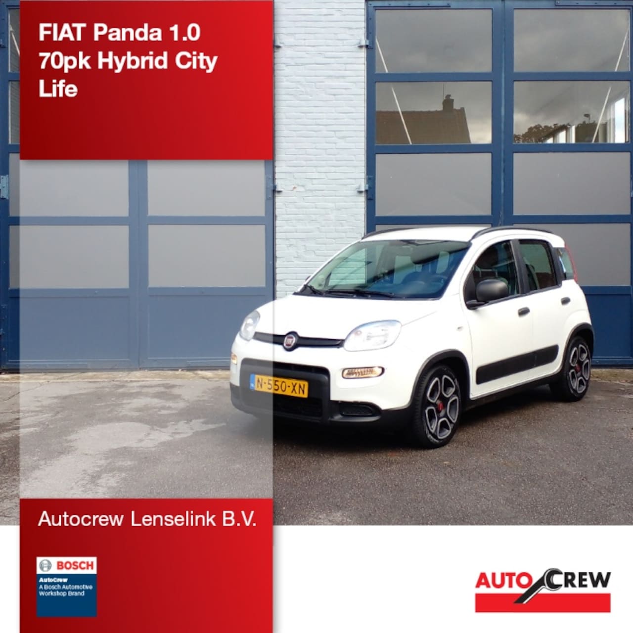 Fiat Panda - 1.0 70pk Hybrid City Life | Origineel NL | - AutoWereld.nl