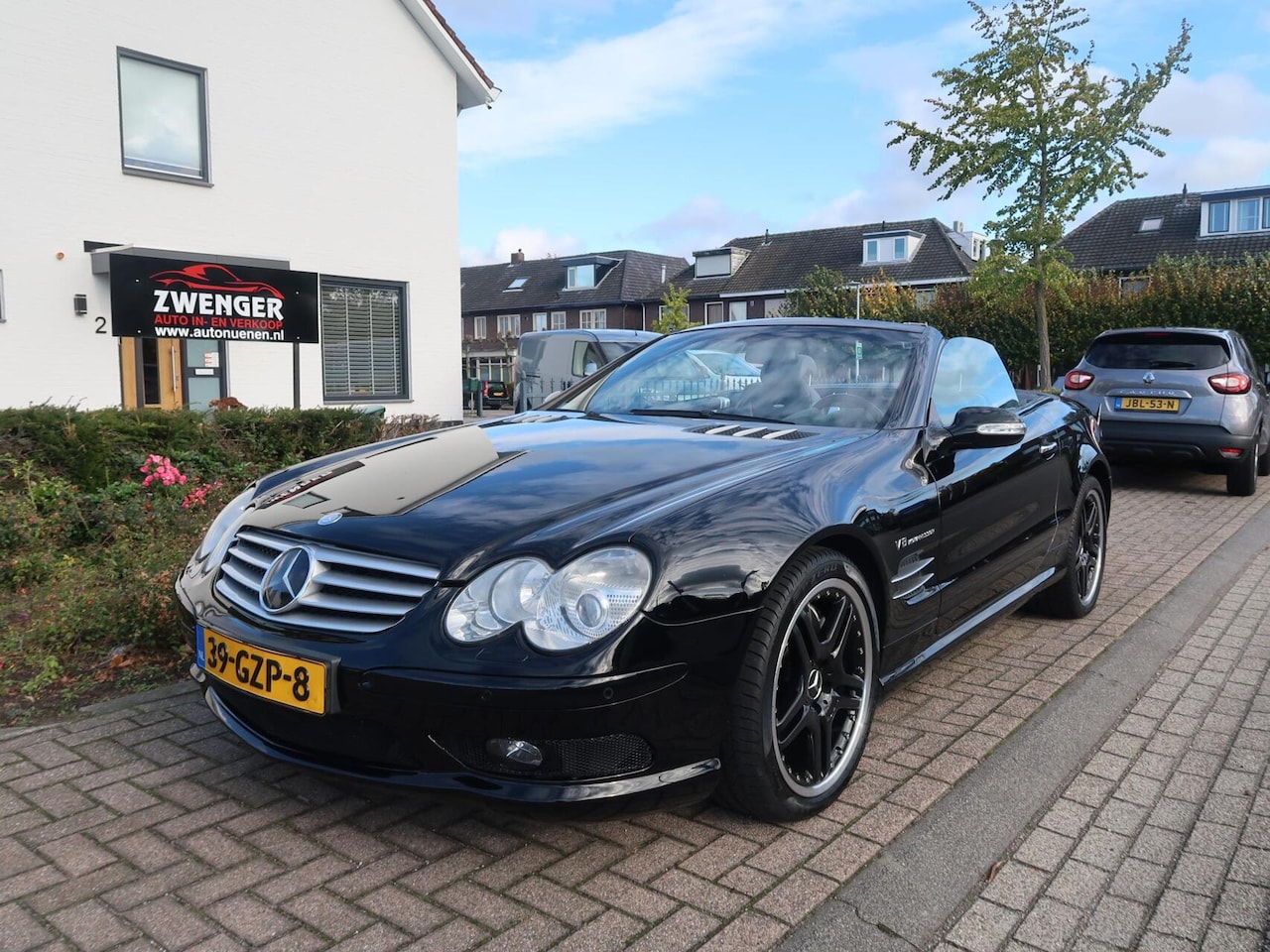 Mercedes-Benz SL-klasse Cabrio - AMG 55 PANORAMADAK|MASSAGE|ADAPTIVE CRUISECONTROL|NAVIGATIE|MEMORY|STOELKOELING - AutoWereld.nl