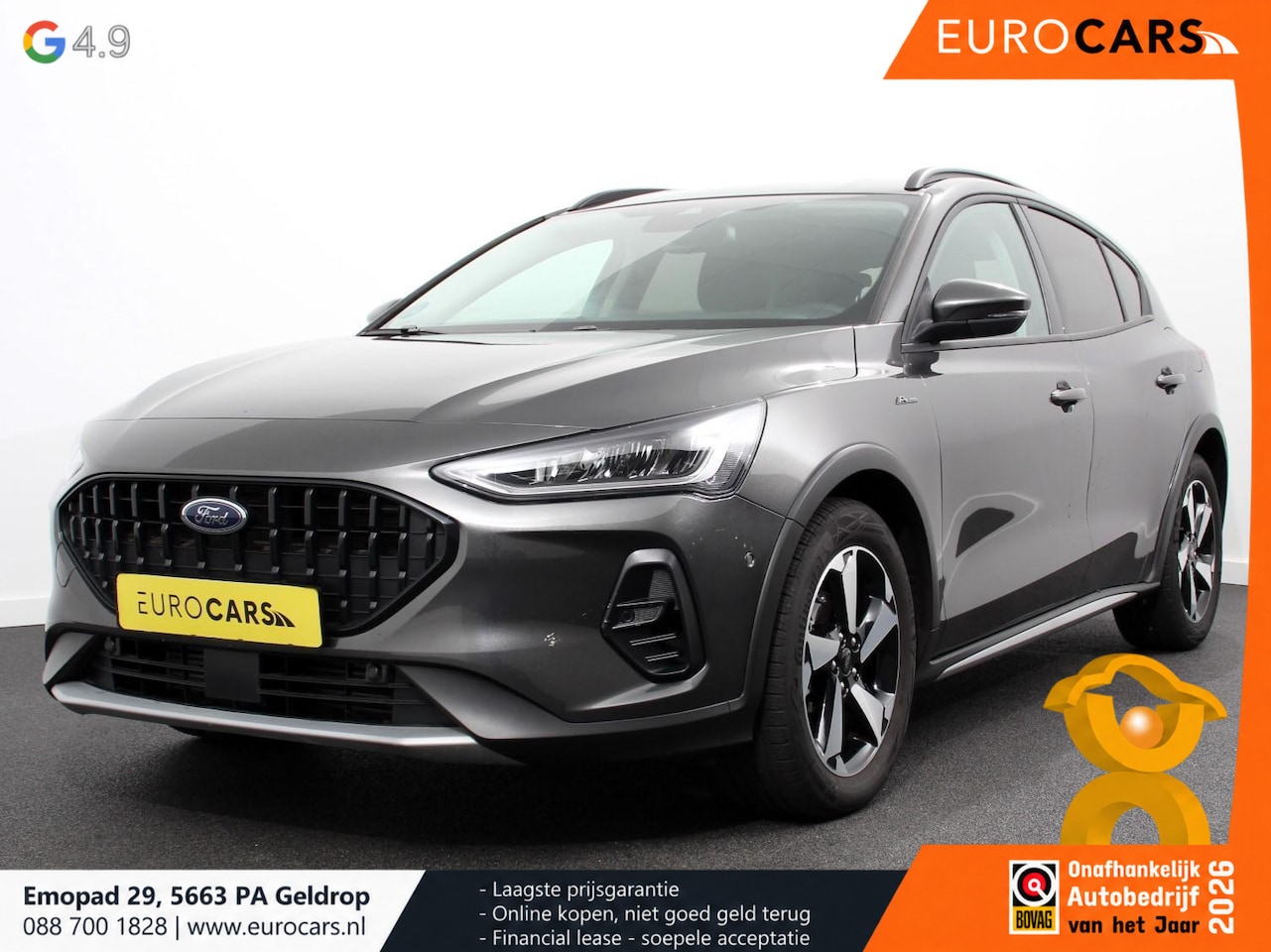 Ford Focus - 1.0 EcoBoost 155pk Hybrid Automaat Active X Navigatie Climate Control Camera Parkeer senso - AutoWereld.nl