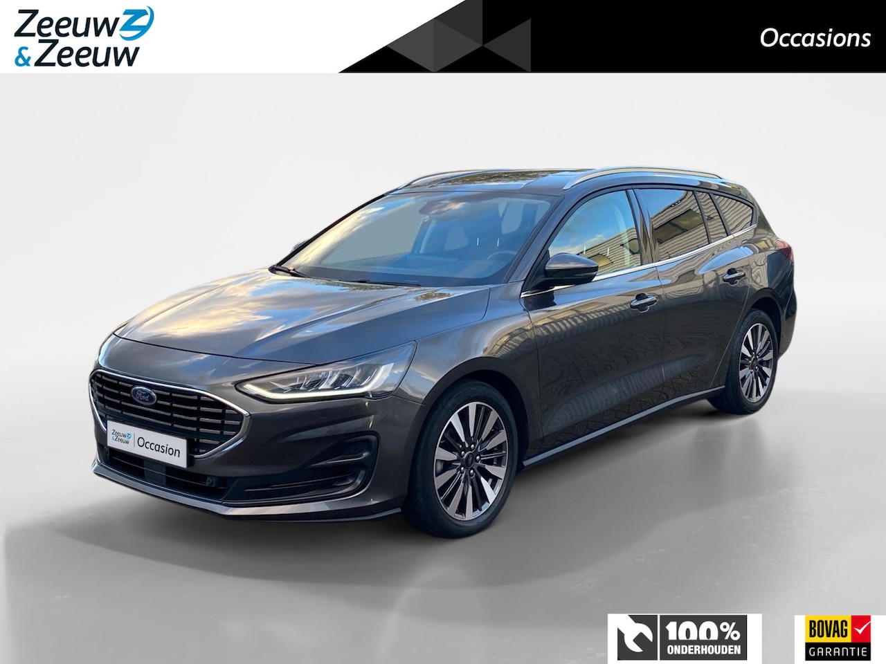Ford Focus Wagon - 1.0 EcoBoost Hybrid Titanium X | Dealeronderhouden | Stoel- stuur en voorruitverwarming | - AutoWereld.nl