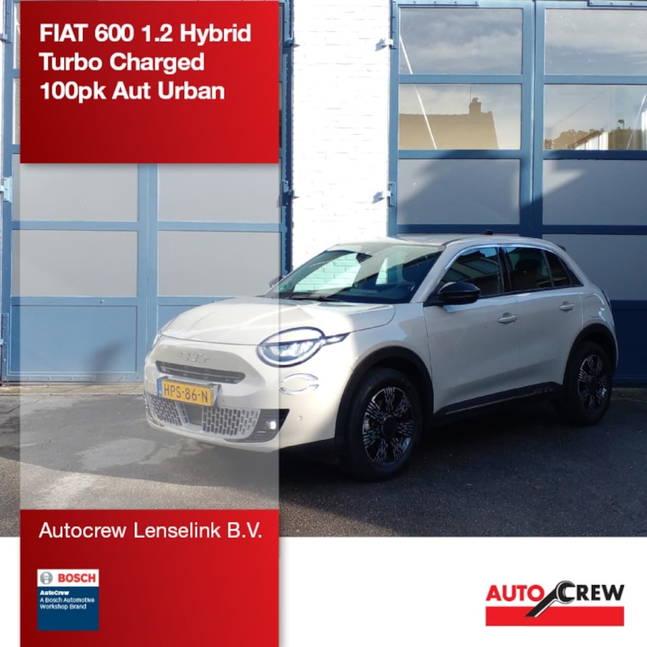 Fiat 600 - 1.2 Hybrid Turbo Charged 100pk Aut Urban | Origineel NL | - AutoWereld.nl