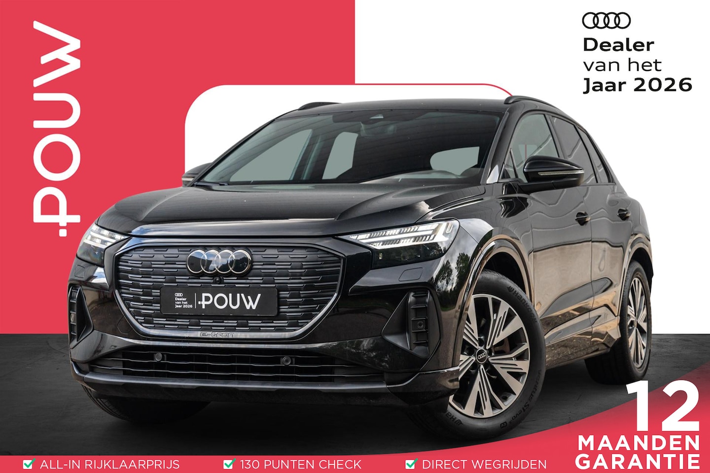 Audi Q4 e-tron - 40 204pk Advanced Edition 77 kWh | SoH 95% | Camera | Trekhaak | PDC V/A | Smartphone Inte - AutoWereld.nl