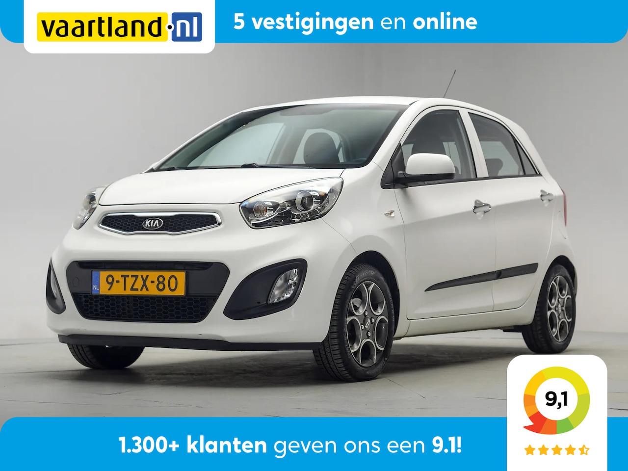 Kia Picanto - 1.2 CVVT BusinessLine [ Camera Trekhaak Navi Apple/Android Airco DAB ] - AutoWereld.nl