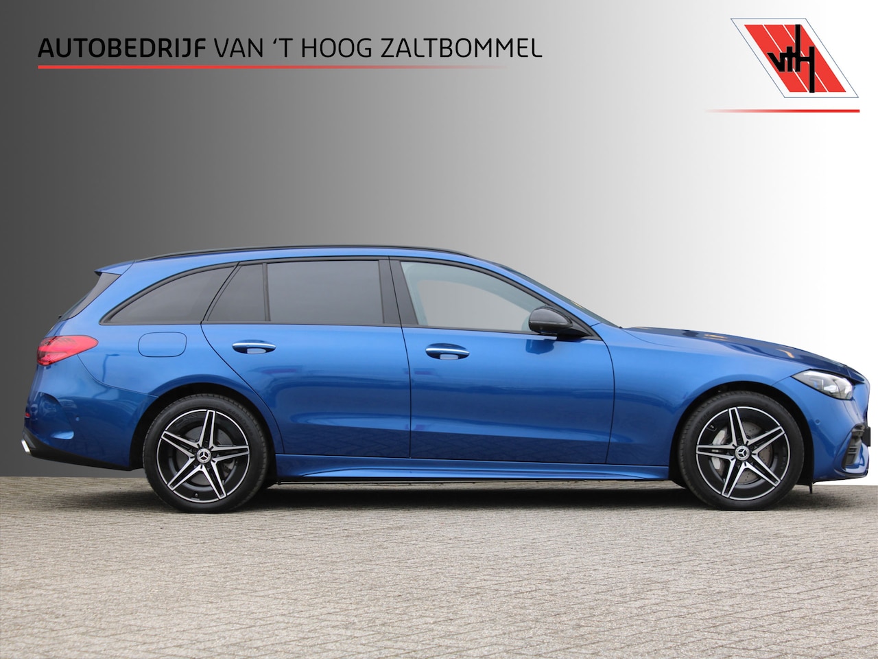 Mercedes-Benz C-klasse Estate - 300e AMG Line NIGHT PAKKET LEDER DISTRONIC HEAD-UP KEY-LESS GO 360-CAMERA TREKHAAK - AutoWereld.nl