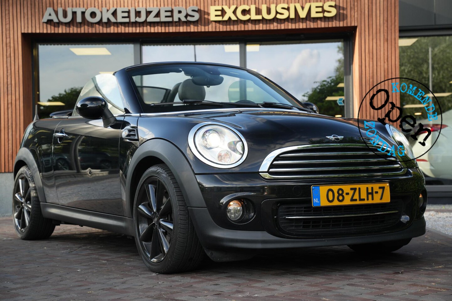 MINI Roadster - 1.6 Cooper Chili Cabrio Cruise Clima Navigatie Leer Stoelverw. - AutoWereld.nl