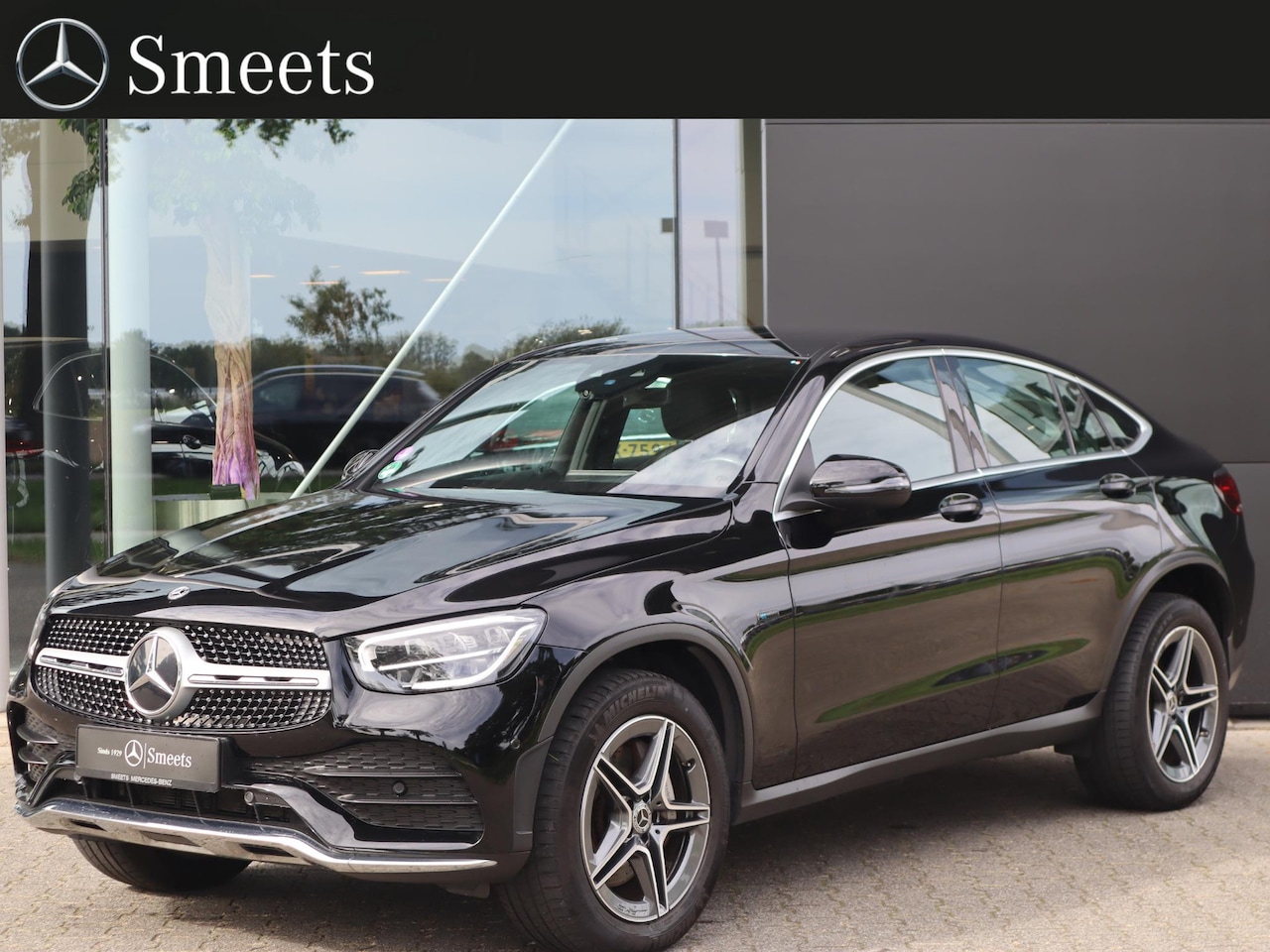 Mercedes-Benz GLC-klasse Coupé - 300e 4MATIC Business Solution AMG l Trekhaak l Stoelverwarming l Achteruitrij camera - AutoWereld.nl