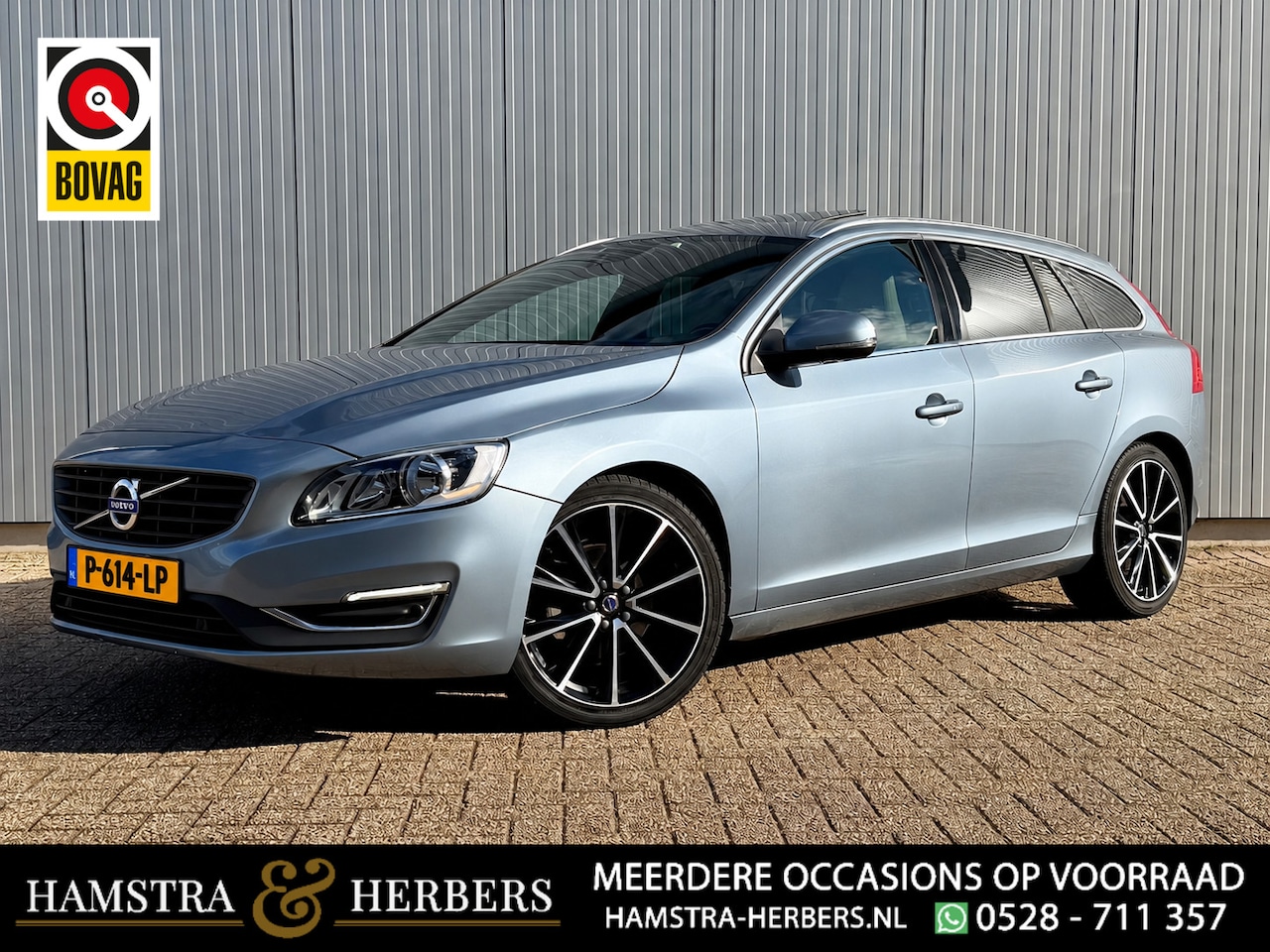 Volvo V60 - T5 SUMMUM 245PK Aut. | Pano | Leder | 19" | Camera - AutoWereld.nl