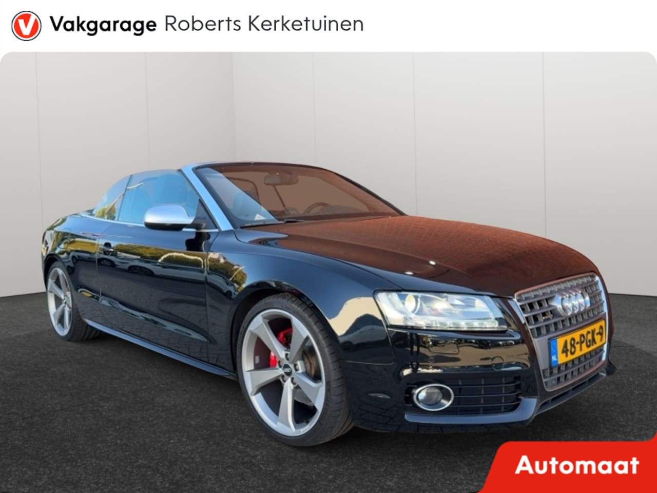 Audi A5 Cabriolet - 2.0 TFSI q. Pro L. S | Stoelverwarming | Parkeersensoren | Sport Onderstel | Navigatie | C - AutoWereld.nl