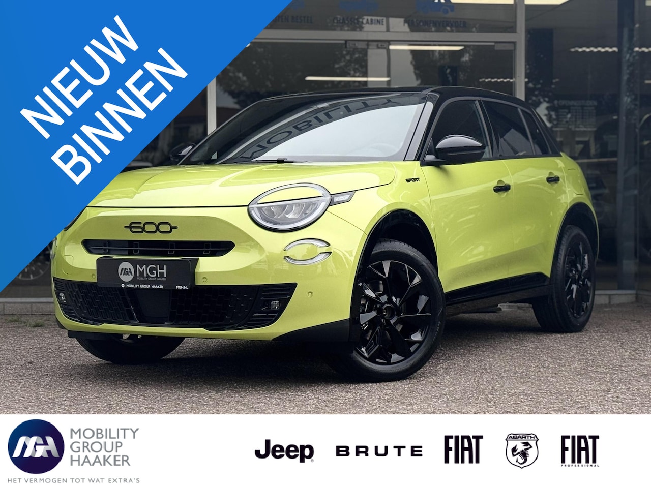 Fiat 600e - Sport 54 kWh | Camera | Carplay | Alcantara - AutoWereld.nl