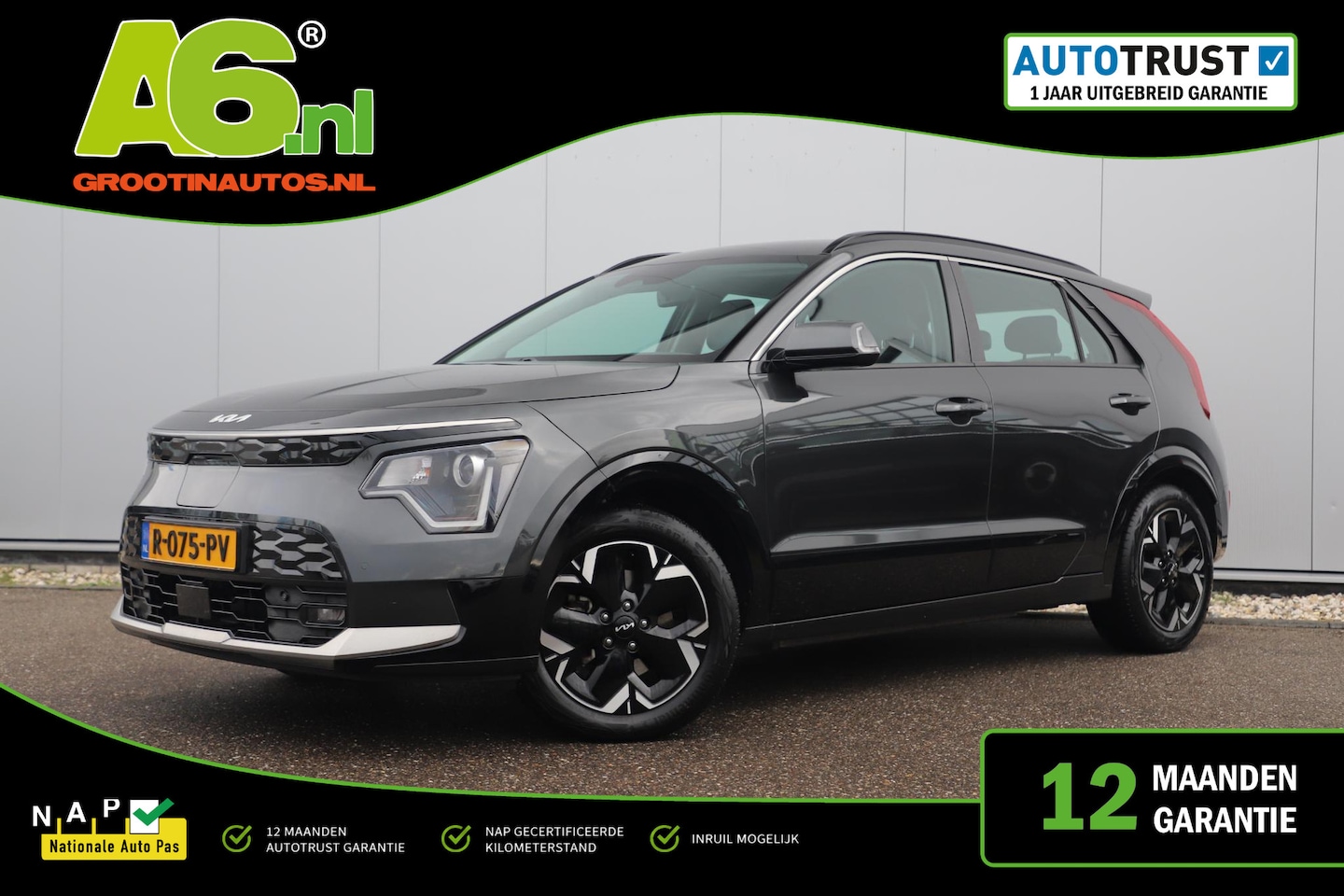 Kia Niro EV - DynamicLine 64.8 kWh Trekhaak Navigatie Achteruitrijcamera LMV - AutoWereld.nl