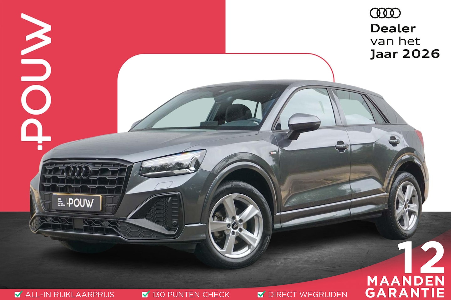 Audi Q2 - 30 TFSI 110pk S Edition | Panoramadak | Smartphone Interface | Matrix-LED | PDC | Optiek Z - AutoWereld.nl