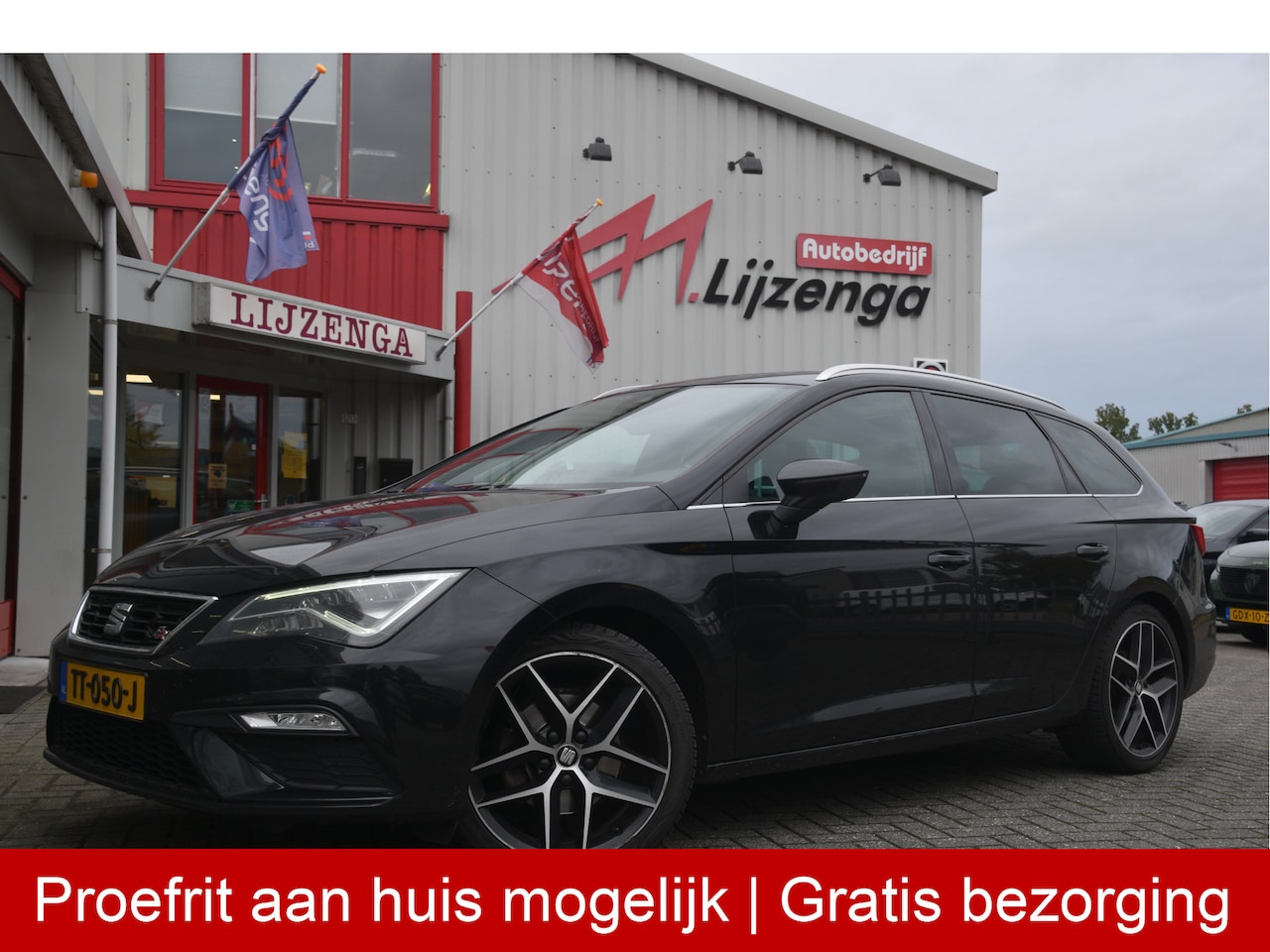 SEAT Leon ST - 1.5 TSI FR Business Intense Carplay | Trekhaak | Navi | Clima | Cruise | PDC V+A | LMV | P - AutoWereld.nl