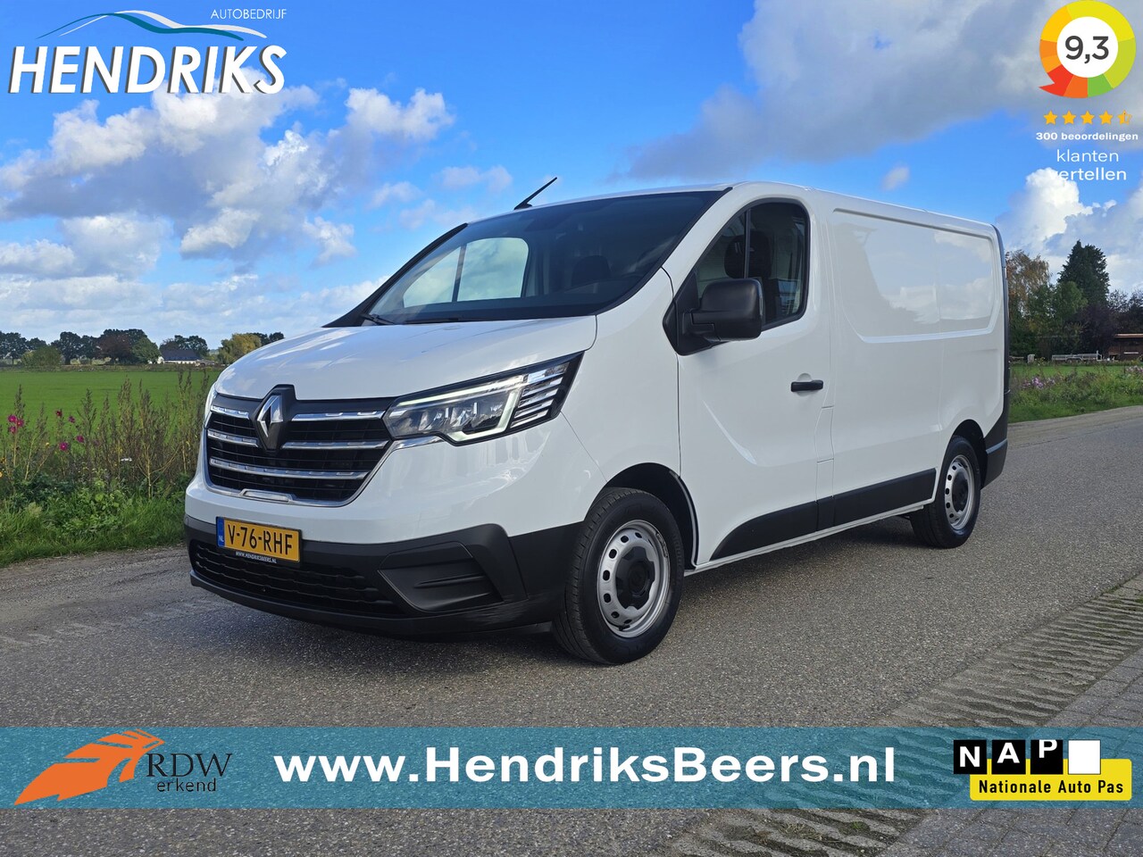 Renault Trafic - 2.0 DCi L1 H1 - 131 Pk - Euro 6 - Airco - Cruise Control - ParkeerCamera - AutoWereld.nl