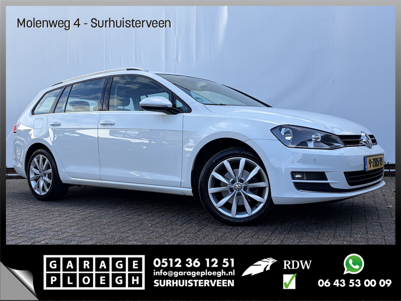 Volkswagen Golf Variant - 1.6 TDI Business Edition Trekhaak Camera Stoelverw+Massage Voll.Onderhouden! - AutoWereld.nl