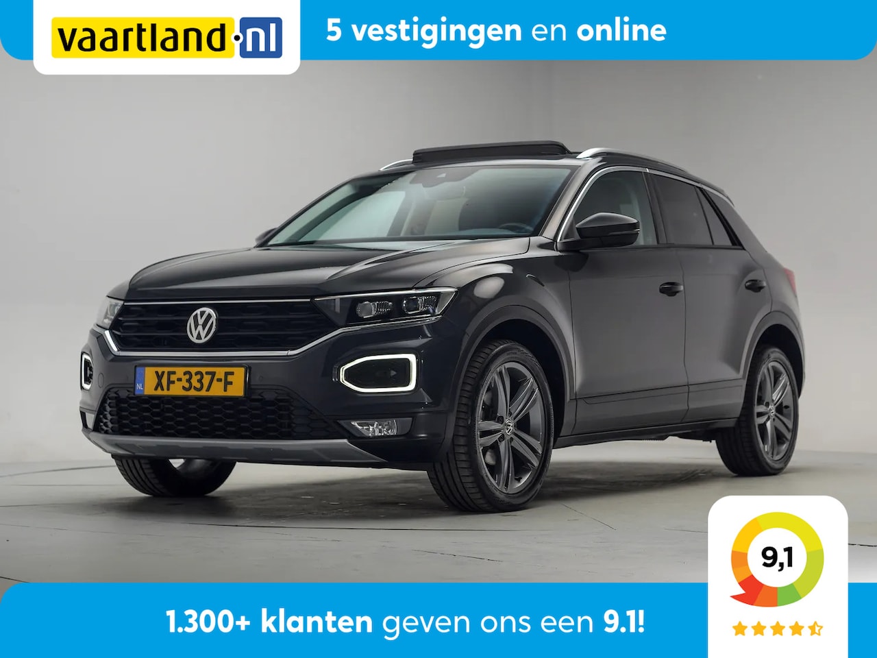 Volkswagen T-Roc - 1.5 TSI 150pk Style [ Panorama LED Apple/Android Navi ] - AutoWereld.nl