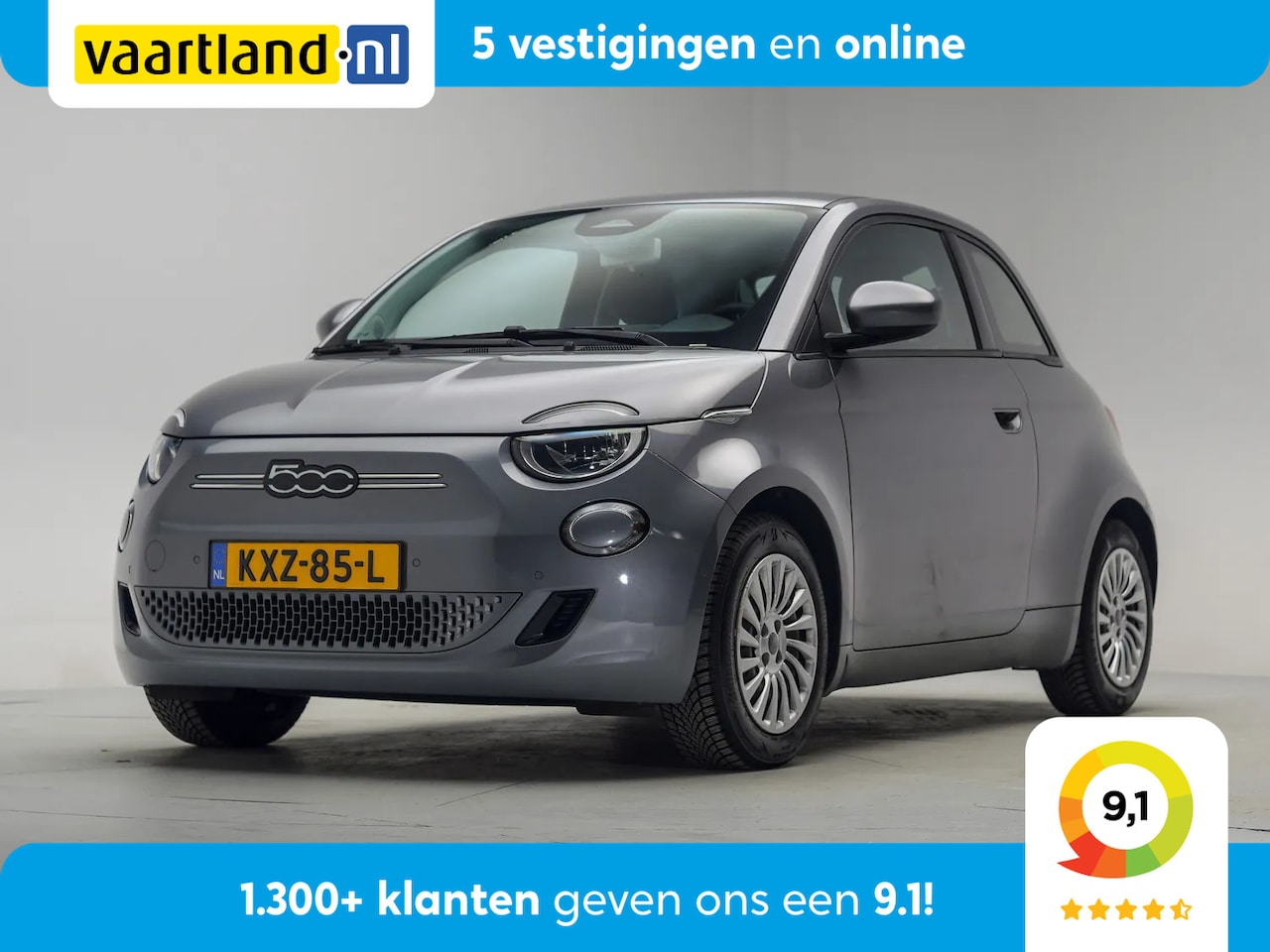 Fiat 500e - Icon 42kWh [ Adapt.cruise Navi Apple/Android Camera Stoelverwarming Clima ] - AutoWereld.nl