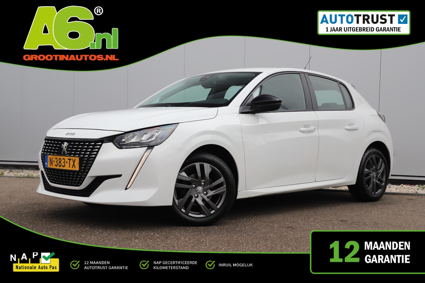 Peugeot 208 - 1.2 PureTech Active Pack Navigatie LMV Carplay Android Parkeersensor - AutoWereld.nl