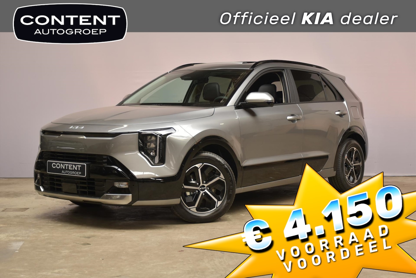 Kia e-Niro - 1.6 GDi Hybrid DCT6 DynamicLine, Direct leverbaar! - AutoWereld.nl