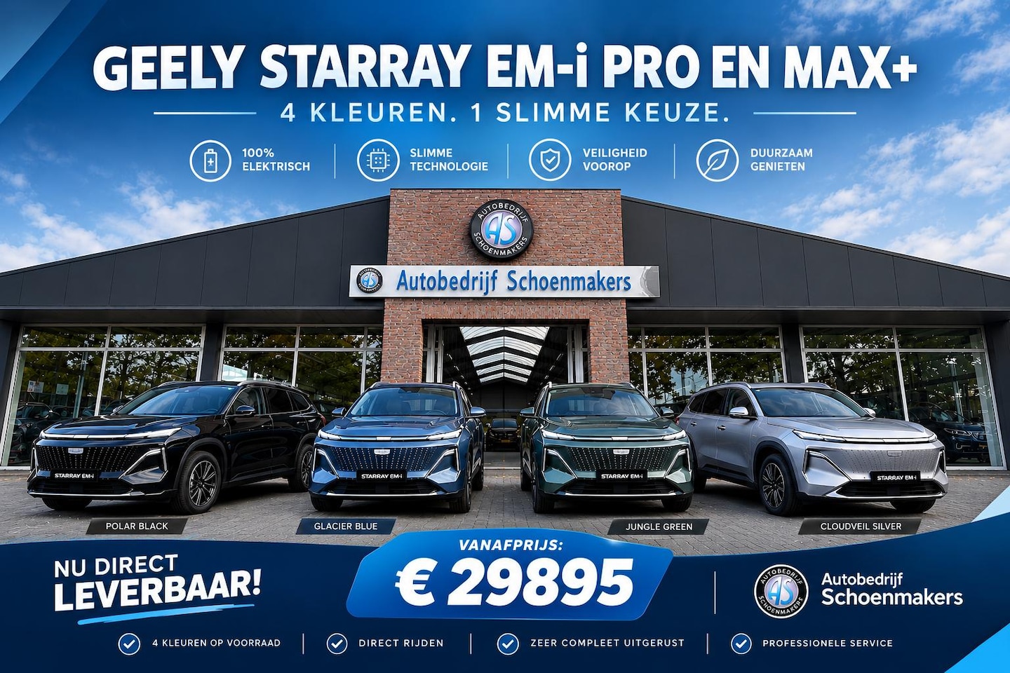 Geely Starray EM-i - STORE ZUID-OOST NEDERLAND NIEUW | 8 JAAR GARANTIE | DIRECT LEVERBAAR - AutoWereld.nl