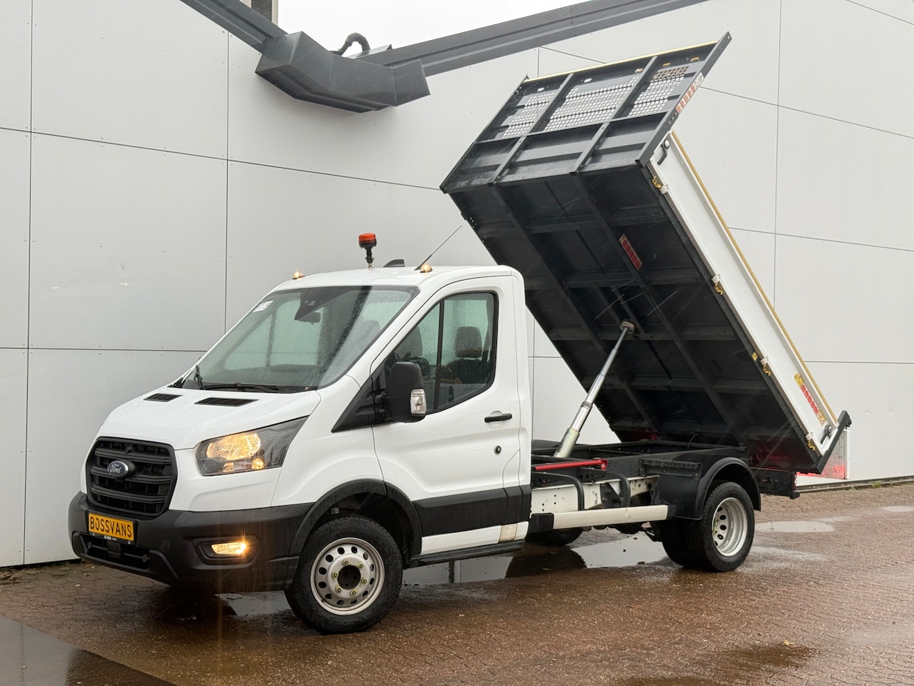 Ford Transit - 2.0 TDCI 165PK Kipper 3.5t Trekhaak Airco Camera Lane Assist Benne Tipper Laadbak Pritisch - AutoWereld.nl