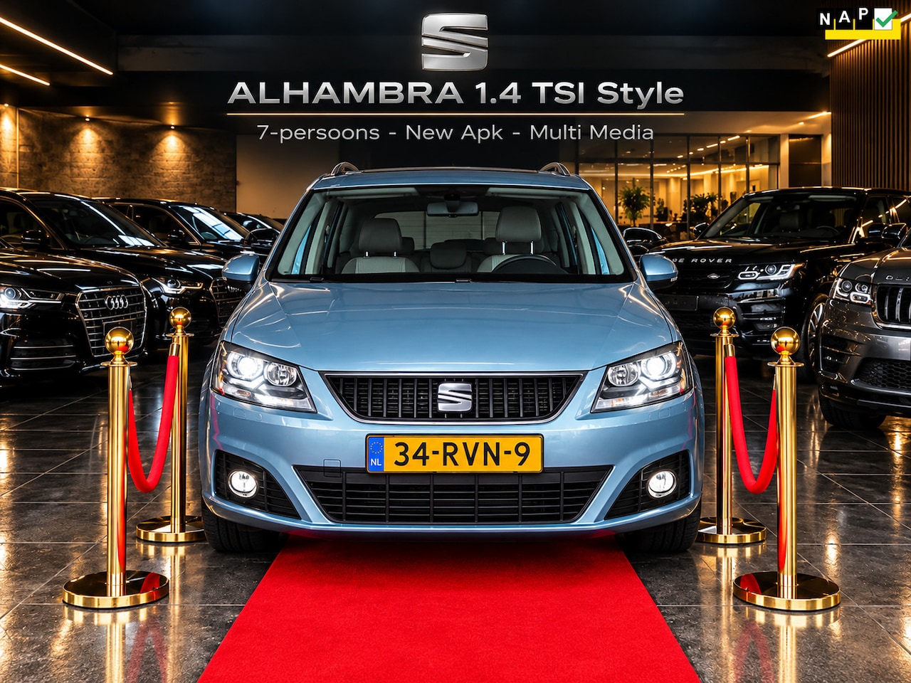 SEAT Alhambra - 1.4 TSI Style Edition + 7-PERSONEN! - AutoWereld.nl