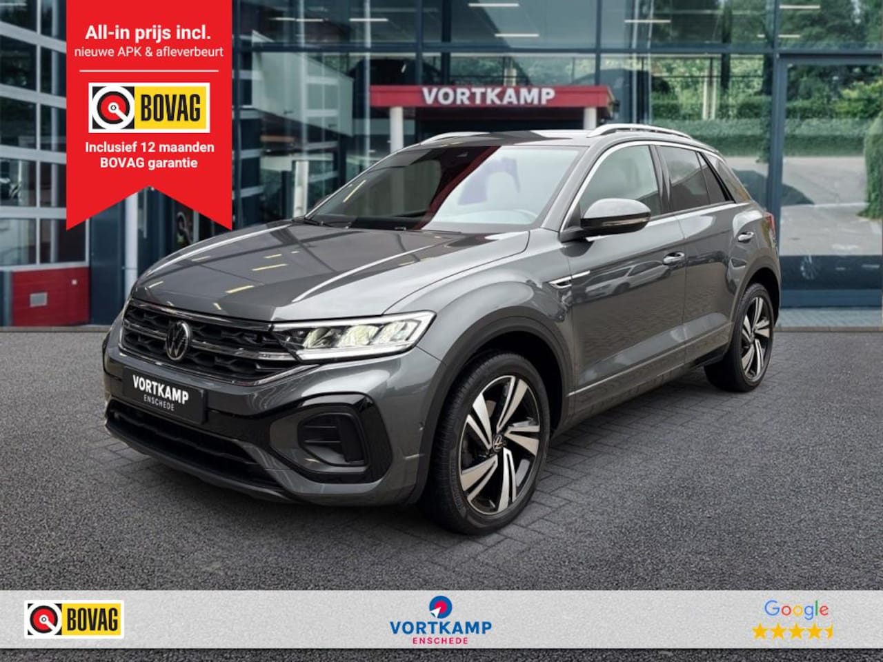 Volkswagen T-Roc - 1.5 TSI DSG R-LINE AFN.TREKHAAK/CAMERA/ACC/CLIMA/STOELVERW/CARPLAY - AutoWereld.nl