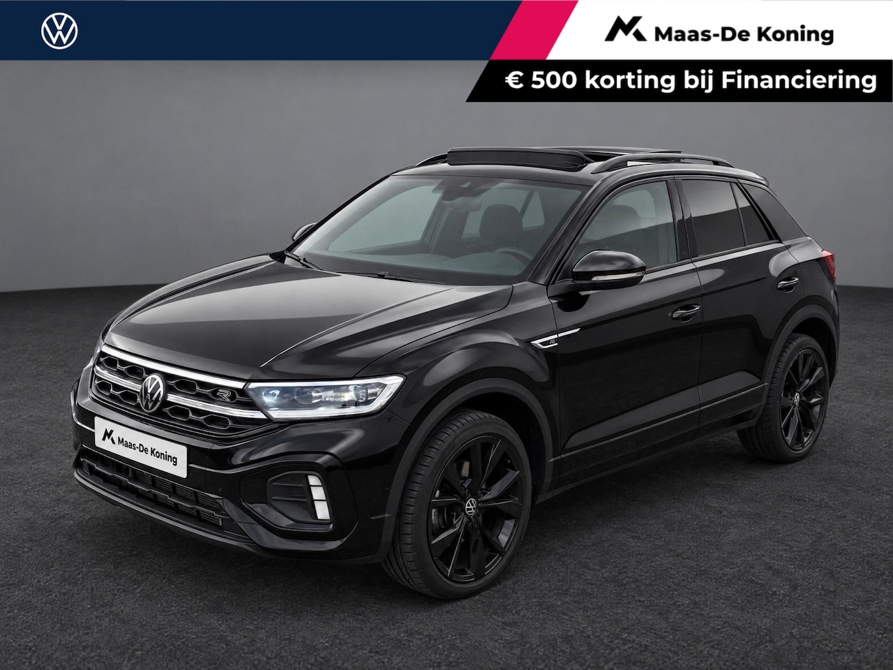 Volkswagen T-Roc - 1.5TSI/150PK R-Line Black Style · Panoramadak · Apple/Android · Camera + Parkeersensoren · - AutoWereld.nl