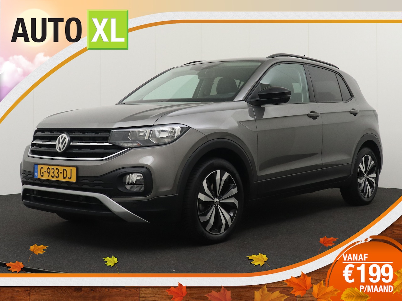 Volkswagen T-Cross - 1.0 TSI Sport Half-Lederen Sportstoelen Carplay LMV 17" - AutoWereld.nl