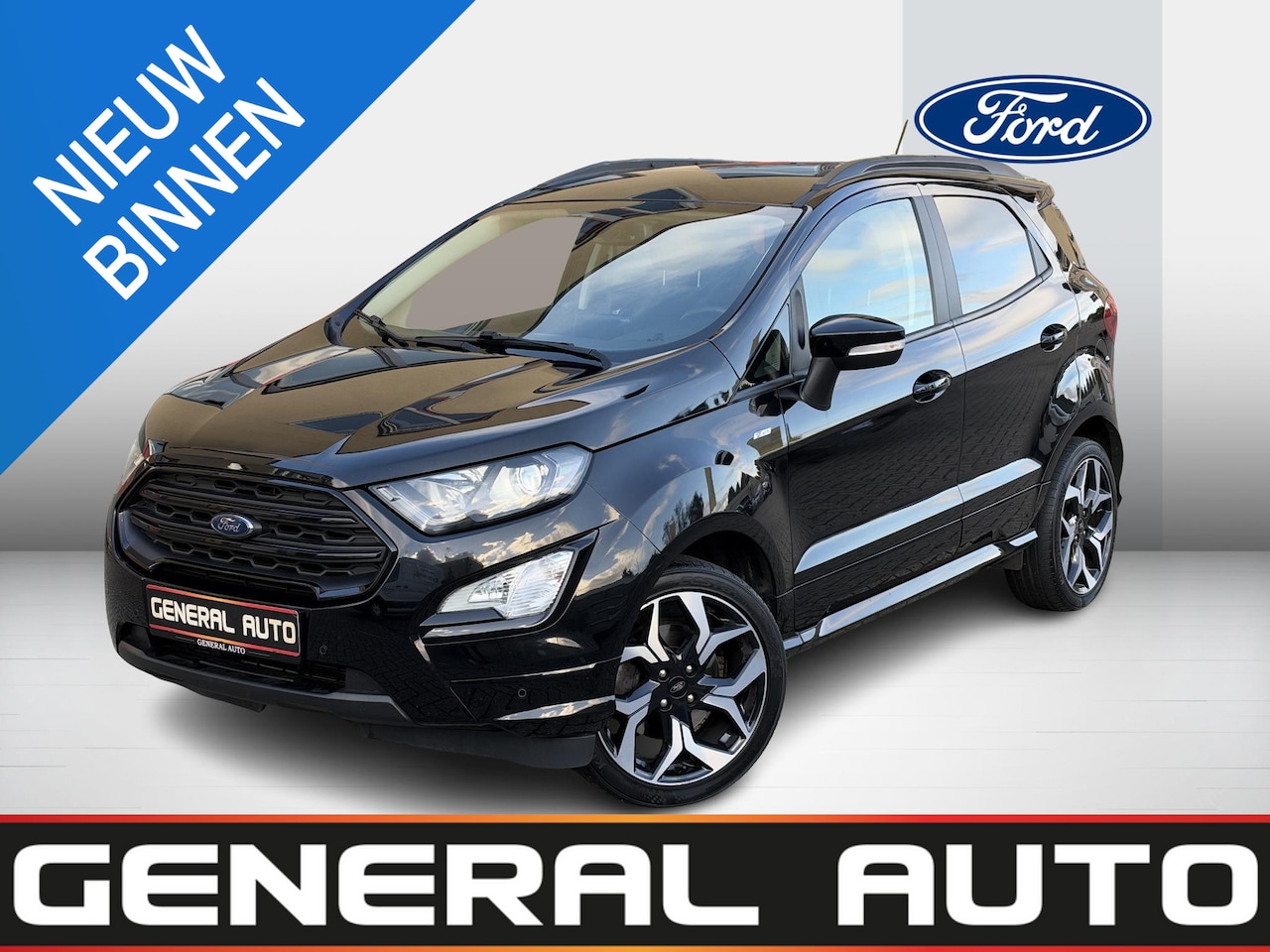 Ford EcoSport - 1.0 EcoBoost ST-Line Black 1.0 EcoBoost ST-Line Black, Automaat, CarPlay - AutoWereld.nl