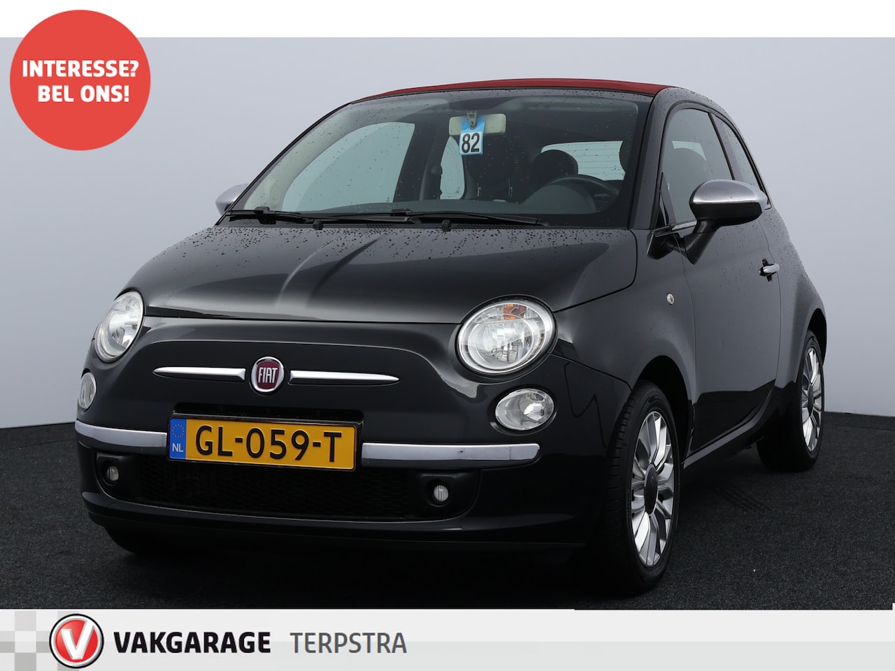 Fiat 500 C - 0.9 TwinAir Turbo Lounge/ Cabrio!/ 15''LMV/ Clima/ Multi.LEDER.Stuur/ Elek.pakket/ Isofix/ - AutoWereld.nl