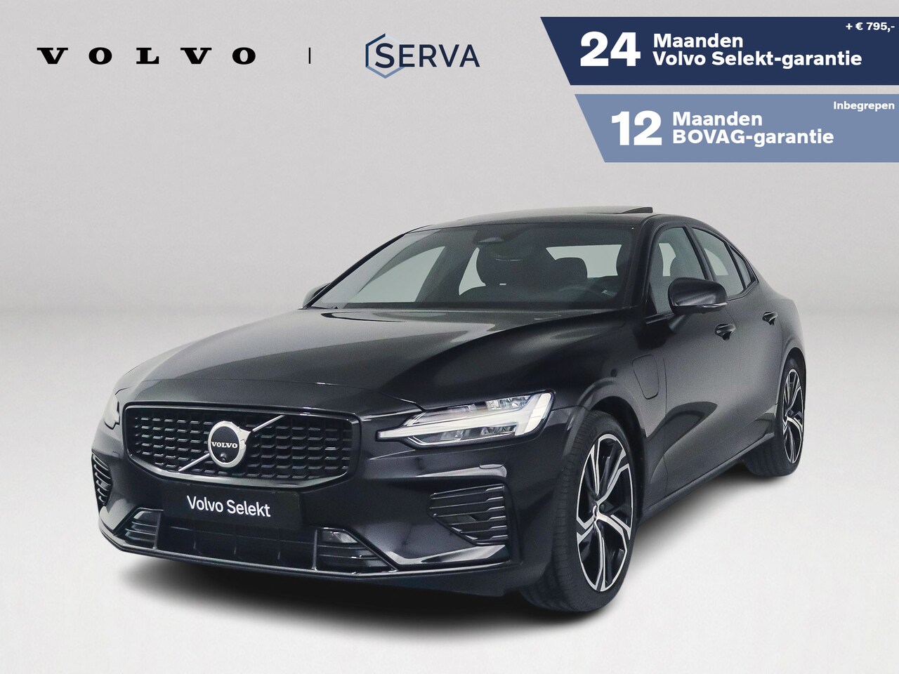 Volvo S60 - Recharge T6 AWD Ultimate Dark | SOH 100% | Panoramadak | 360° camera | Harman Kardon | HUD - AutoWereld.nl