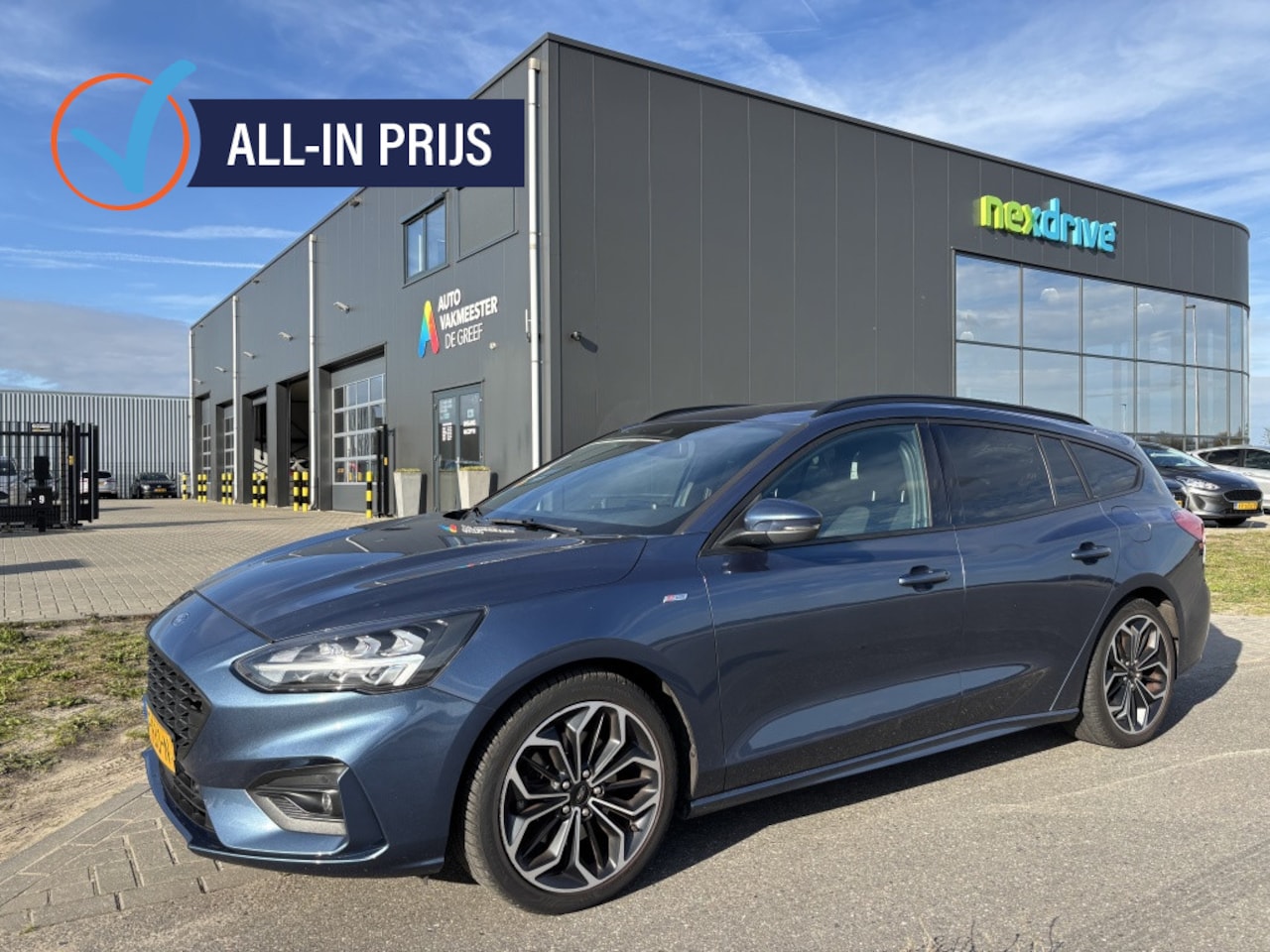 Ford Focus Wagon - 1.0 EcoBoost ST Line Business 1.0 Ecoboost 125 pk ST Line Business, LED, Adapt. Cruise - AutoWereld.nl