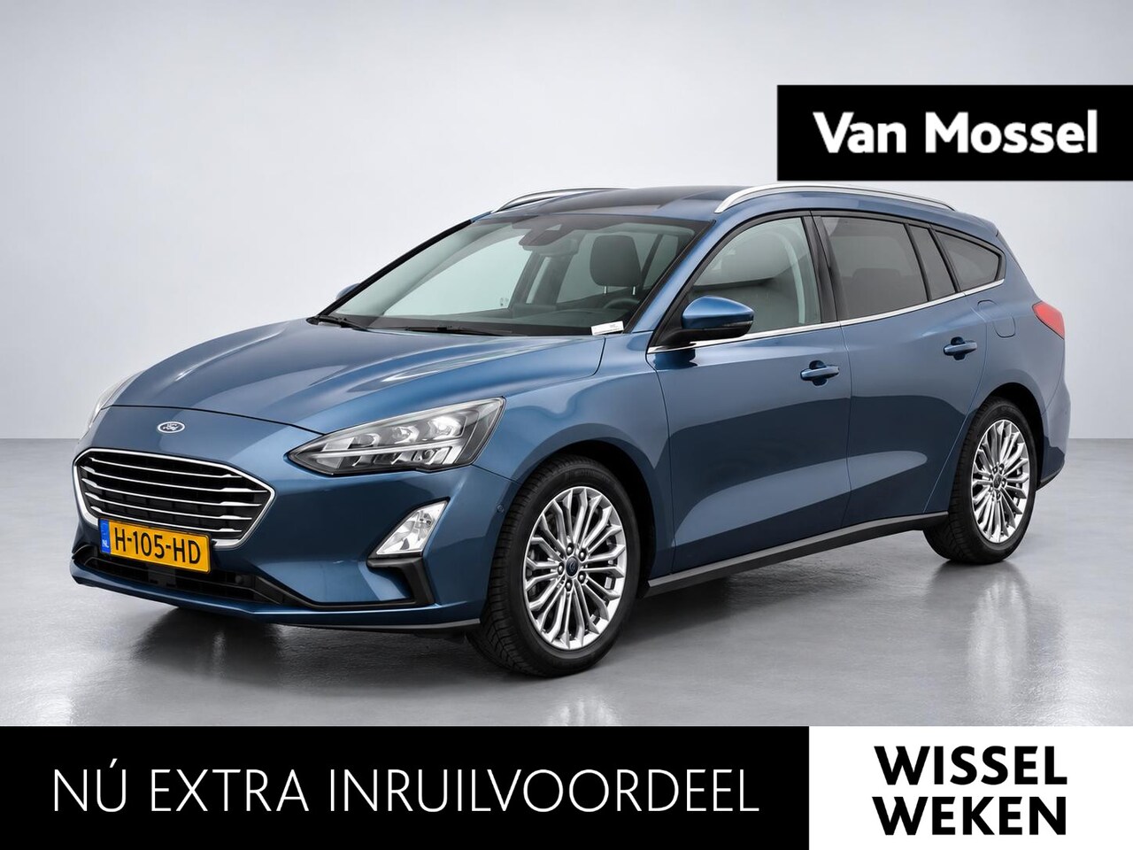 Ford Focus Wagon - 1.0 EcoBoost Titanium Business | Navigatie | Apple Carplay / Android Auto | Adaptieve Crui - AutoWereld.nl
