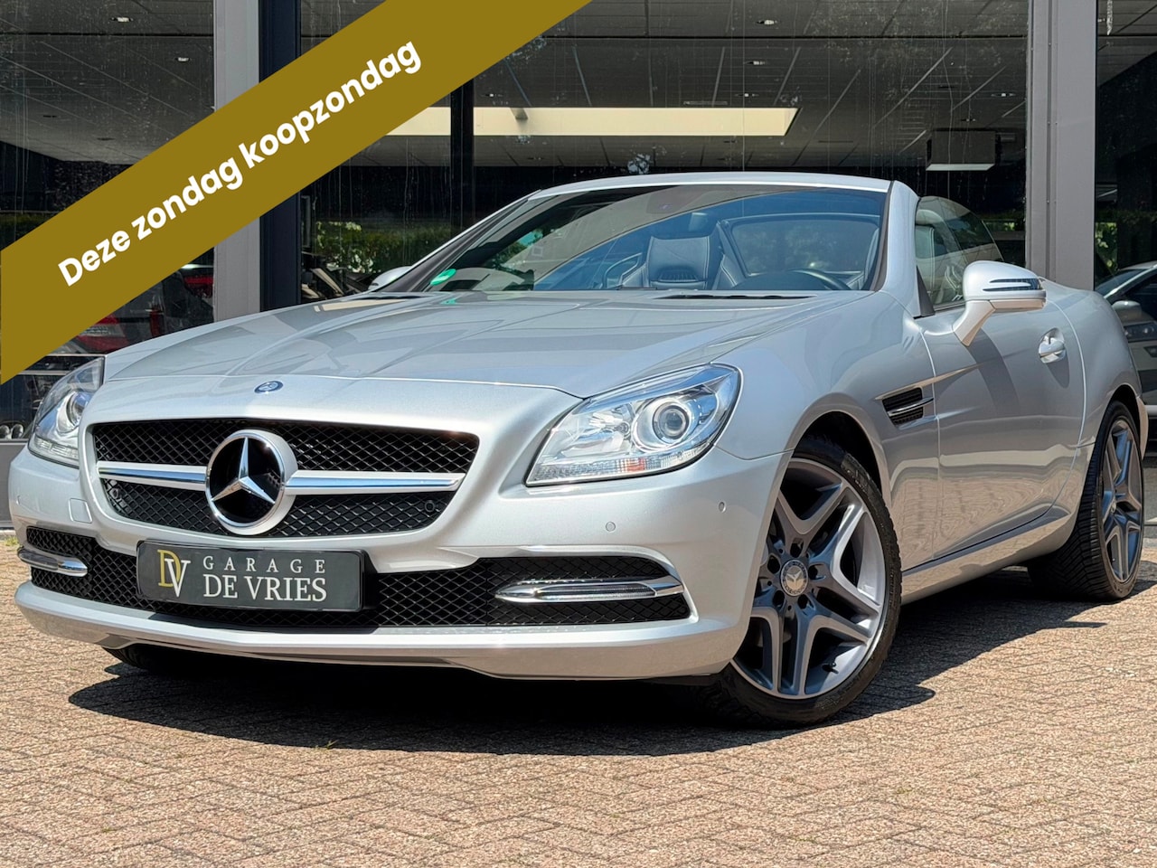 Mercedes-Benz SLK-klasse - 200 Aut AMG Magic Sky Airscarf 1e Eigenaar Volledig Onderhouden - AutoWereld.nl