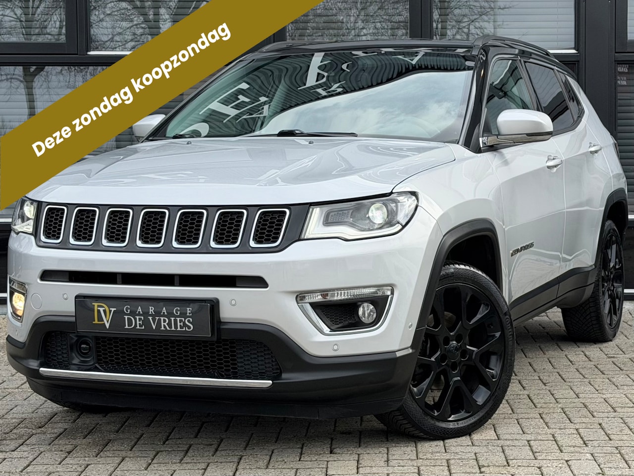 Jeep Compass - 1.3T Limited DDCT Aut Full Option ACC 1750KG Trekgewicht Garantie - AutoWereld.nl