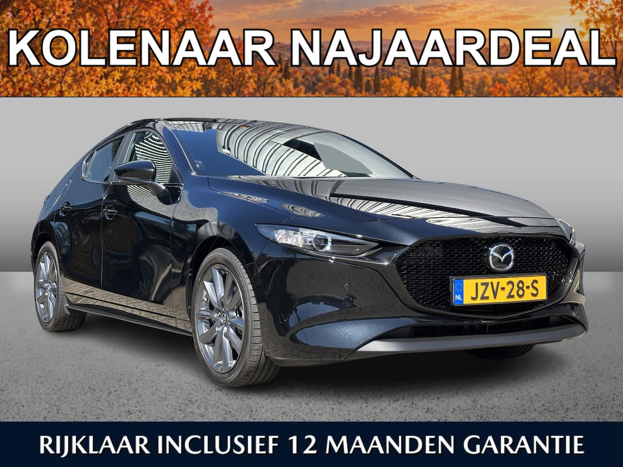Mazda 3 - 2.5 e-SkyActiv-G M Hybrid 140 Centre-line /Kolenaar Najaardeal/Driver Assistence Pack/360C - AutoWereld.nl