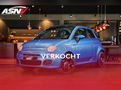 Fiat 500 C - 1.2 Sport, 69 PK, Cabriolet, Blue&Me, Radio/CD, Airco, Leder/Zwart/Blauw, 86DKM
