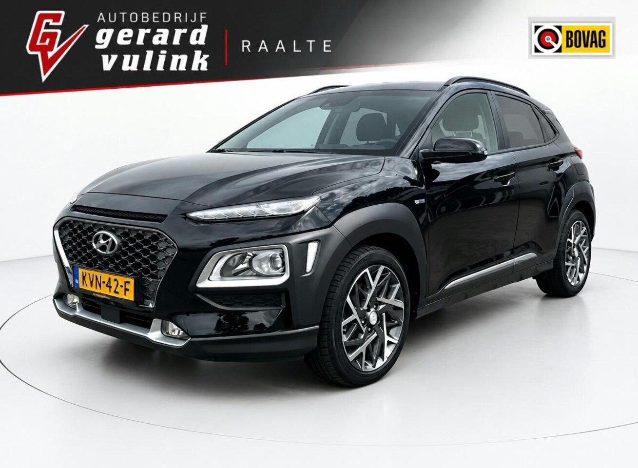 Hyundai Kona - 1.6 GDI HEV Premium STOEL/STUURVERW CAMERA - AutoWereld.nl