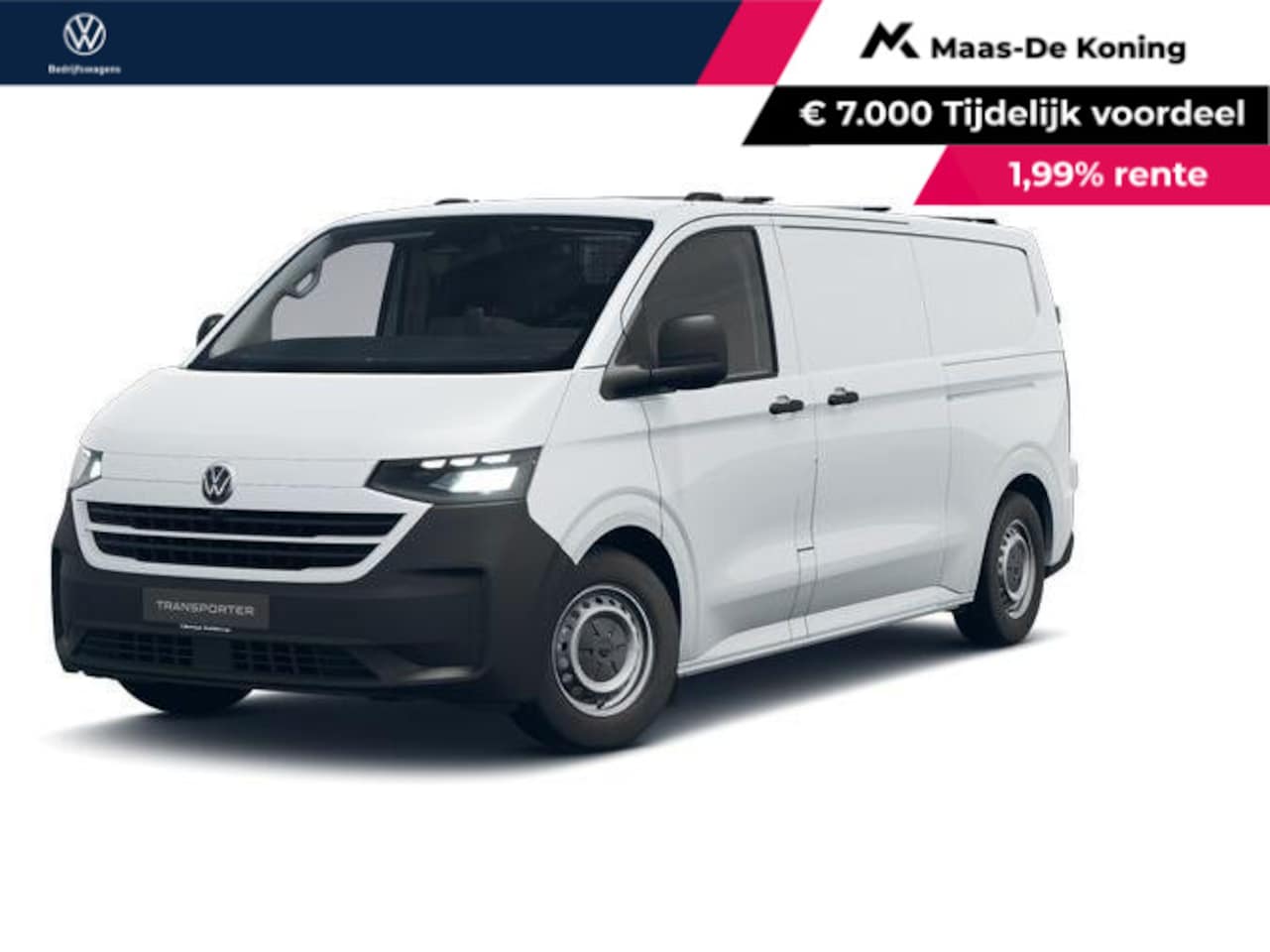 Volkswagen e-Transporter - Bedrijfswagens Bestelwagen Bestelwagen 70kWh 218pk L2 739064 - AutoWereld.nl