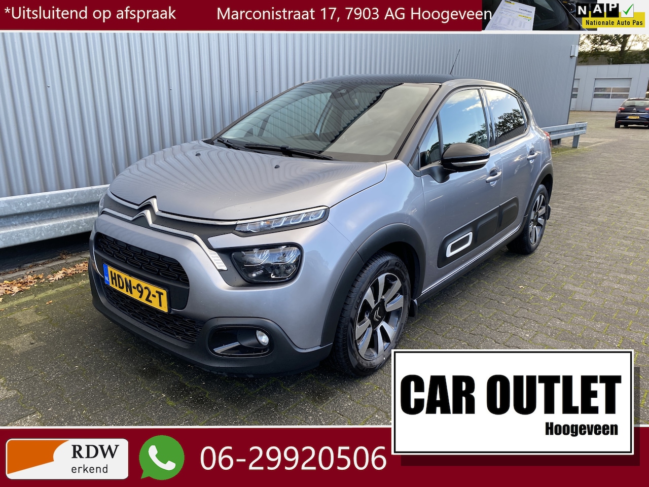 Citroën C3 - 1.2 PureTech Business Clima, CC, Navi, PDC, LED, LM, nw. APK – Inruil Mogelijk – - AutoWereld.nl