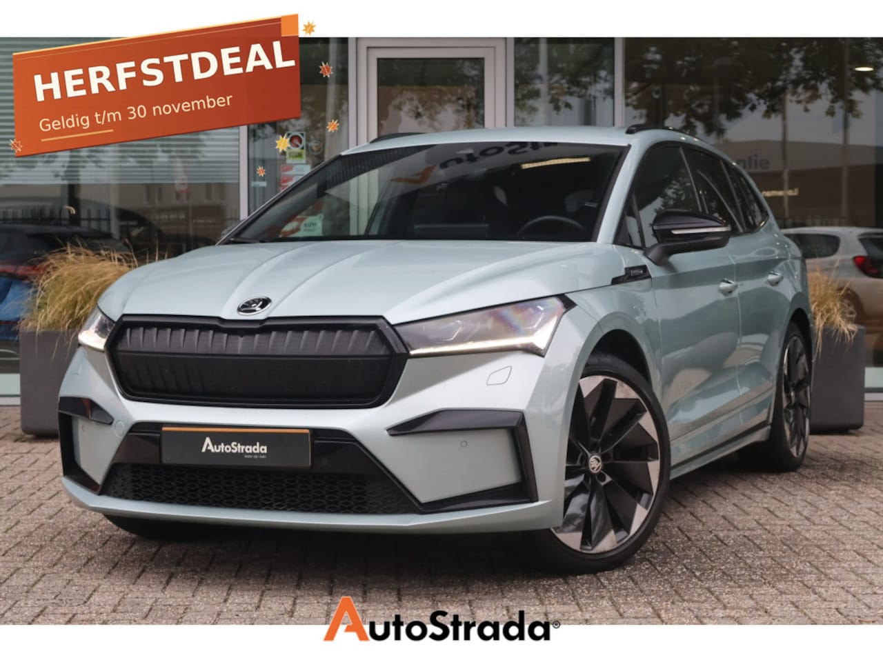 Skoda Enyaq iV - 60 Elektromotor 180pk Sportline SoH 90% | Camera | LED | Trekhaak | Cruise | Climate | Car - AutoWereld.nl