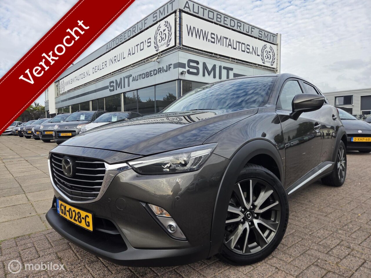 Mazda CX-3 - 2.0 SkyActiv-G 120 GT-M Aut/HeadUp/Leder/Trekhaak - AutoWereld.nl