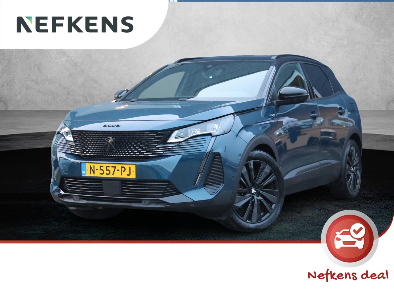 Peugeot 3008 - 1.6 HYbrid 225 GT 1e eigenaar | Elektrisch Panorama dak | Black Pack | Accu 95% | Camera | - AutoWereld.nl