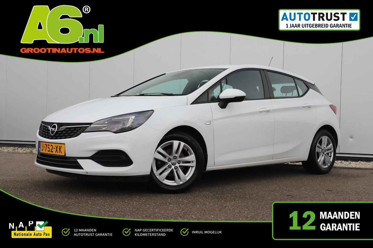 Opel Astra - 1.2 Edition 110PK Navigatie Carplay Android LMV Airco Cruise Control - AutoWereld.nl