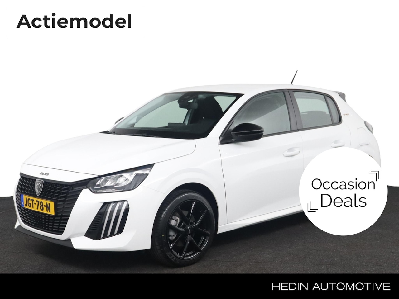 Peugeot 208 - 1.2 Hybrid 110 e-DCS6 Style Automaat | Nieuw uit voorraad | Navigatie via App | Airco | Cr - AutoWereld.nl