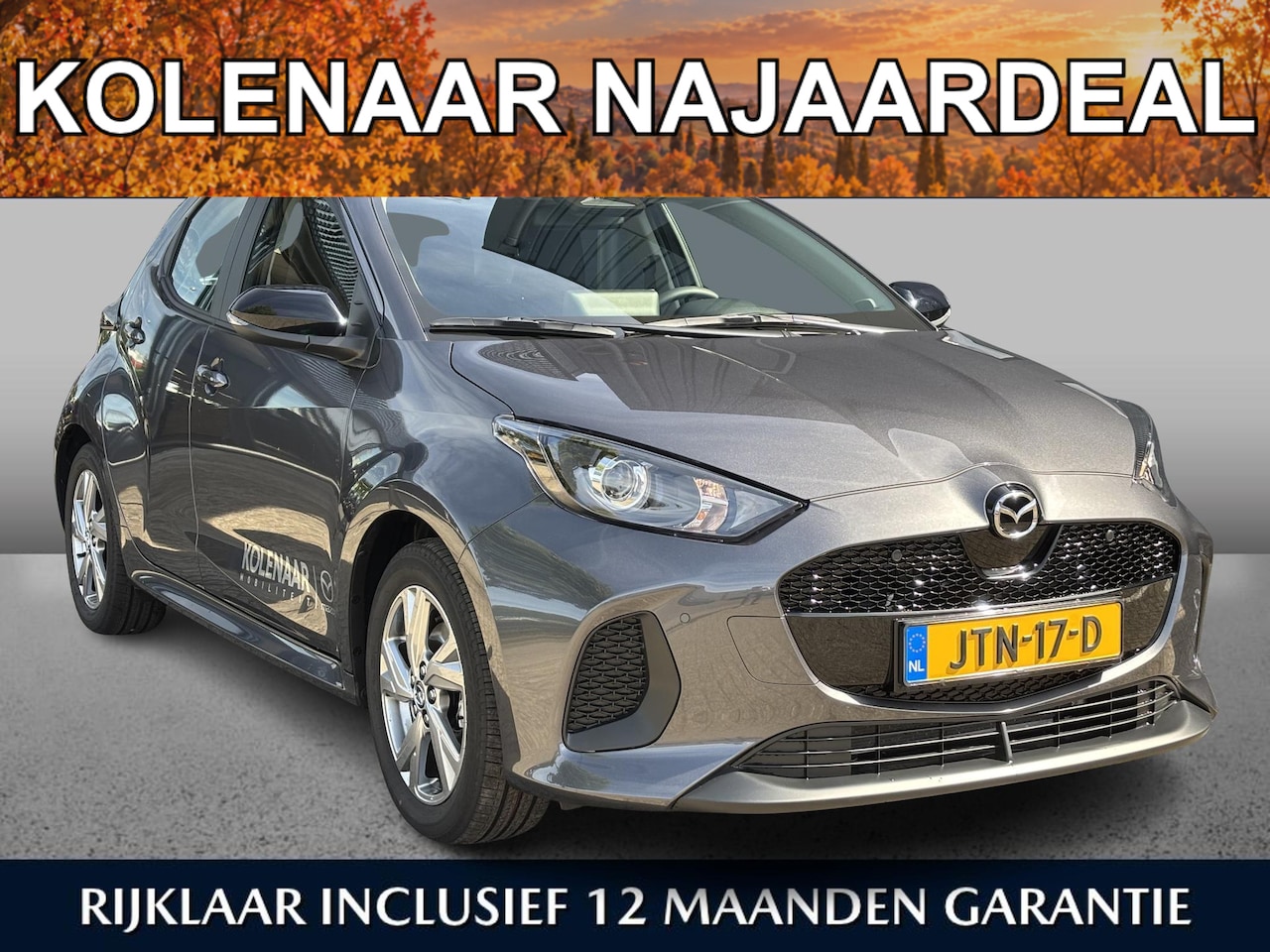 Mazda 2 Hybrid - 1.5 Exclusive-line /Kolenaar Najaardeal/Carplay/CC/Climate Control/LMV/Demonstratieauto/ - AutoWereld.nl