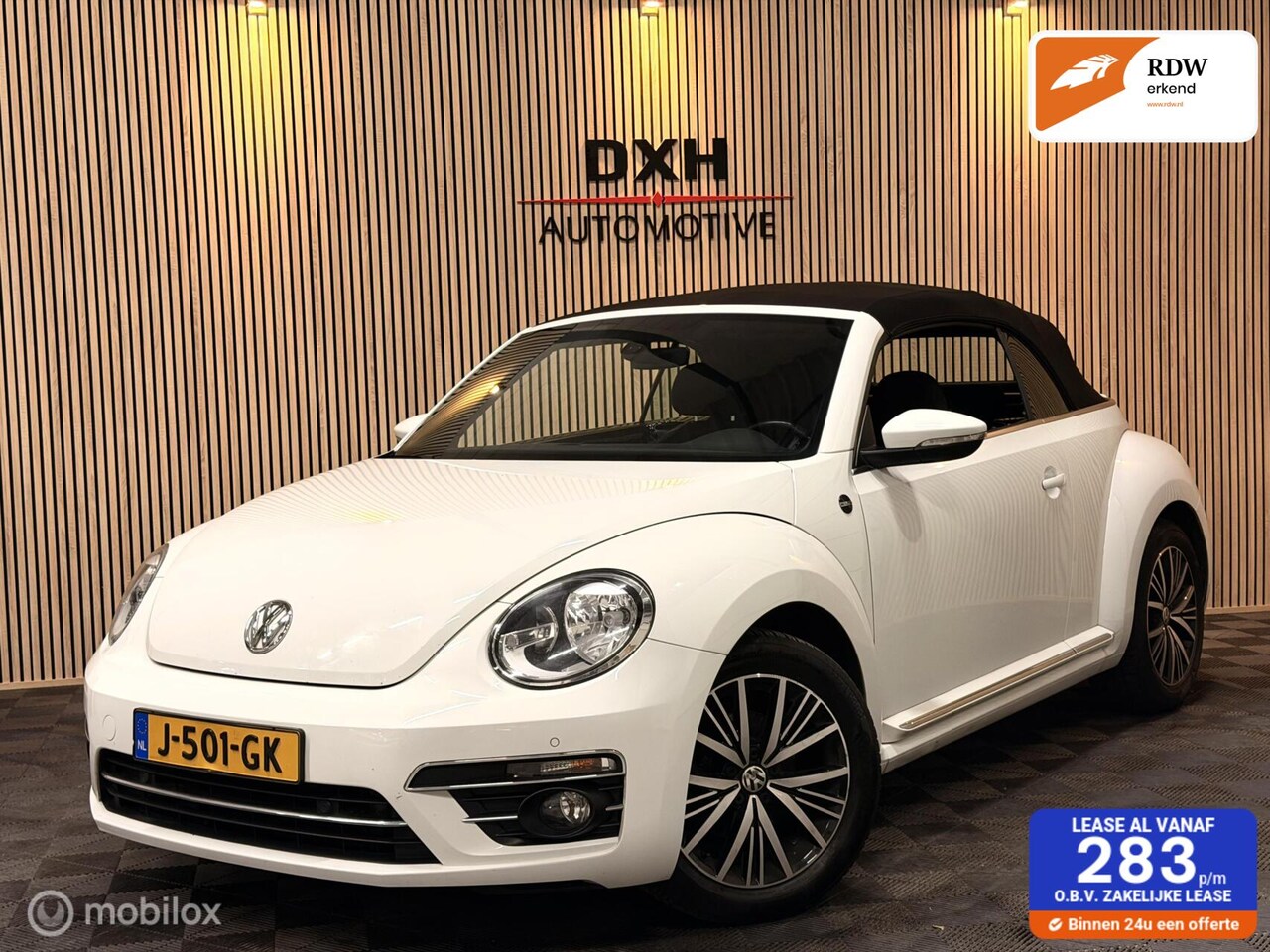 Volkswagen Beetle Cabriolet - 1.4 TSI Sound CARPLAY STOELVERW. - AutoWereld.nl