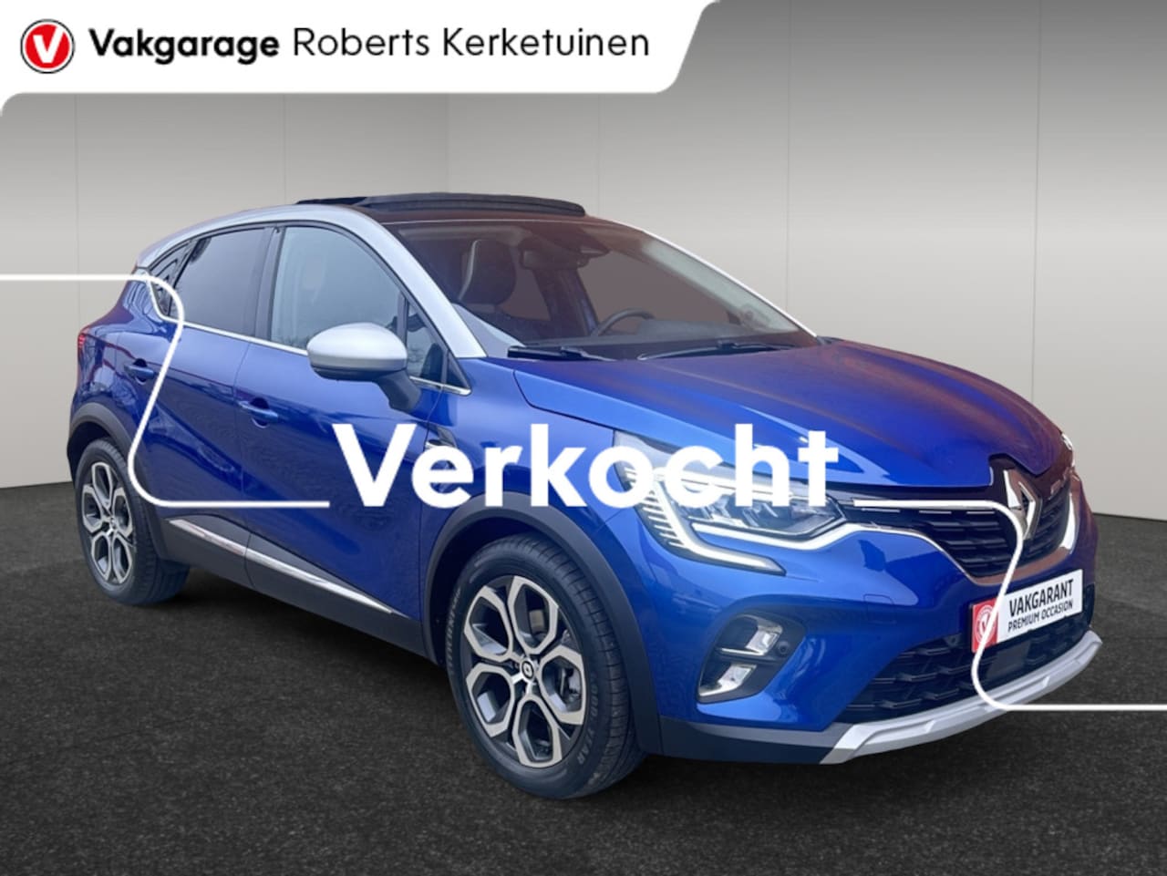 Renault Captur - 1.6 E-Tech Hybride 145 Intens | Schuif-Dak | Cruise Control | Climate Control | Navigatie - AutoWereld.nl