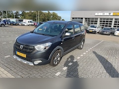 Dacia Lodgy - 1.2 TCe Blackline 7p. StepWay | 7 persoons uitvoering | Airco | Navigatie | PDC achter Alu