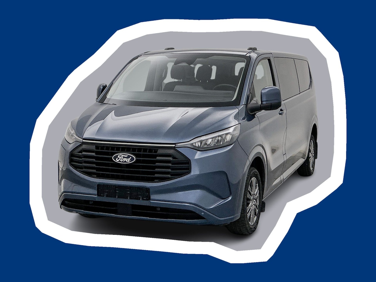 Ford Transit Custom - 340 2.5 PHEV L2H1 Limited 9-persoons 233pk Led Carplay Camera Hybride - AutoWereld.nl